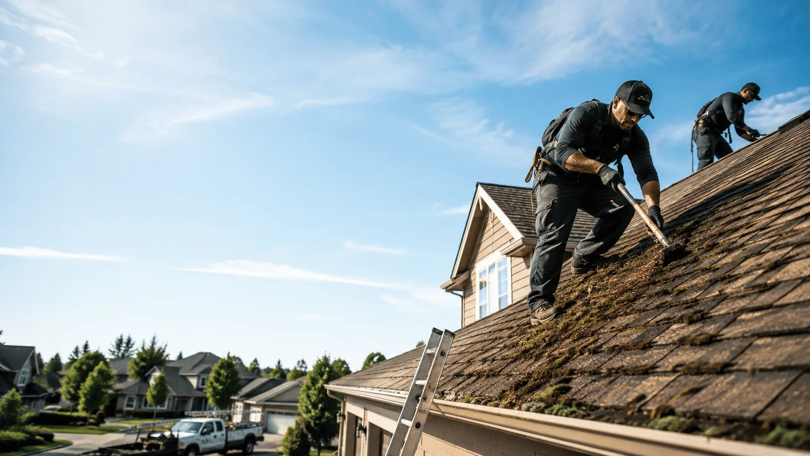 Roof Moss Removal in Brazoria, TX near me